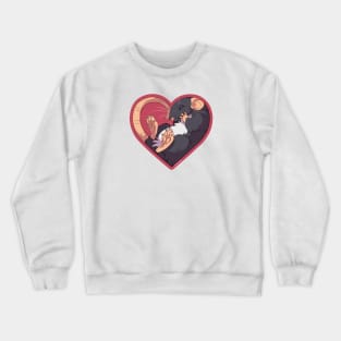 Heart Rat: Self Black Crewneck Sweatshirt